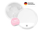 Spiegel Acryl 5-fach Vergrößerung mit 3...