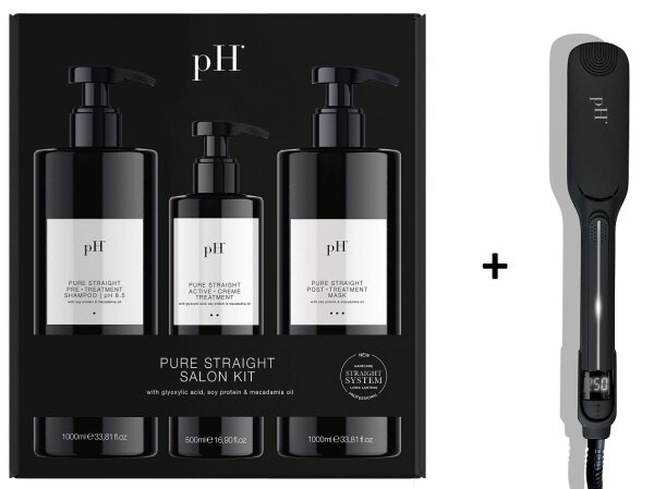pH Pure Straight Salon Kit inkl. pH Glätteisen