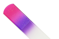 Glasfeile Pediküre doppelseitig magenta violett mit...