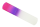 Glasfeile Pediküre doppelseitig magenta violett mit Glitter 13,5 cm