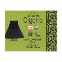 Organic Colour Me Soft Black 100 g Pflanzenhaarfarbe mit 100% Grauabdeckung