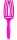 Olivia Garden Fingerbrush Combo Medium ThinkPink 2023 Neon Purple