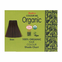 Organic Colour Me Braun 100 g Pflanzenhaarfarbe mit 100% Grauabdeckung