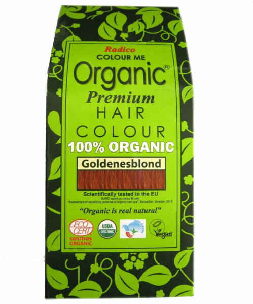 Organic Colour Me Goldenes Blond 100 g Pflanzenhaarfarbe mit 100% Grauabdeckung