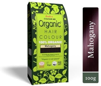 Organic Colour Me Mahagoni 100 g Pflanzenhaarfarbe mit 100% Grauabdeckung
