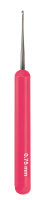 Strähnennadel mit Halter 0,75 mm pink