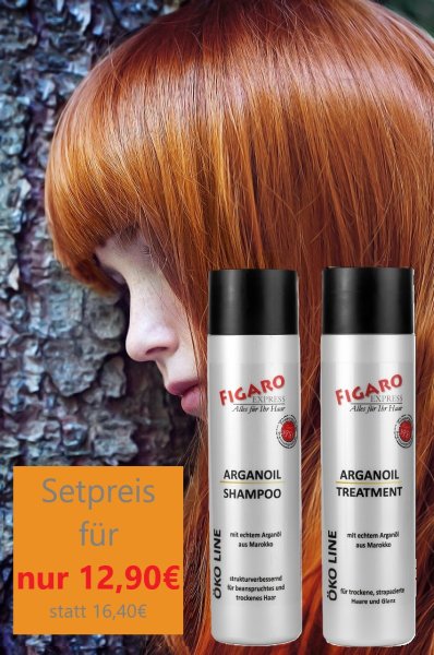 Figaro Ökoline Arganoil Shampoo 250ml + Treatment 250ml