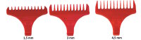 Aufsteckkammset Wahl Detailer 1,5mm 3mm 4,5mm
