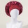Bonnet Schlafhaube Satin rot