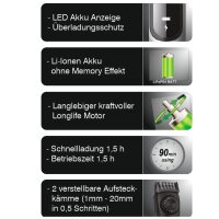 Cosmos Beard + Hair Trimmer Bart- und Haarschneider