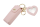 Fantasia Lippenstift- und ZerstäuberTasche mit Spiegel und Schlüsselanhänger-Karabiner rosa