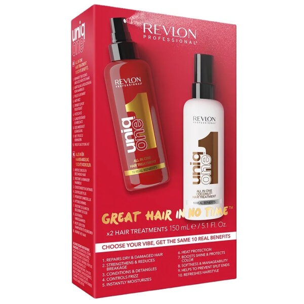Revlon Uniq One DUO PACK Classic Treatment + Coconut Treatment 150 ml
