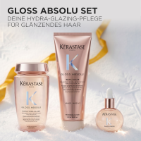 Kérastase Gloss Absolu Geschenkset Bain Hydra-Glaze 250 ml + Insta Glaze 250 ml + Glaze Drops 45 ml