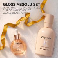 Kérastase Gloss Absolu Cream Geschenkset Glaze Drops 45 ml + Frizz-Glaze Cream 240 ml