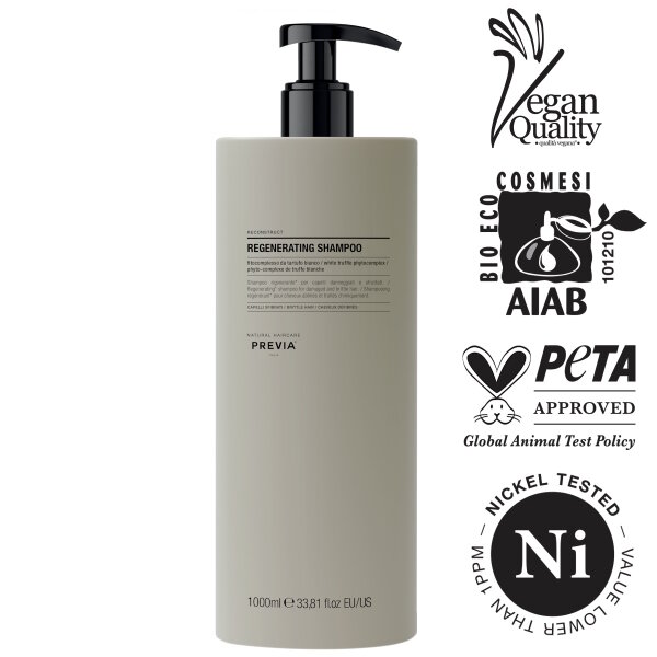 Previa Reconstruct Regenerating Shampoo 1000 ml inkl. Pumpe