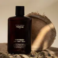 Previa Man Wash Hair + Body + Shave Shampoo 250 ml