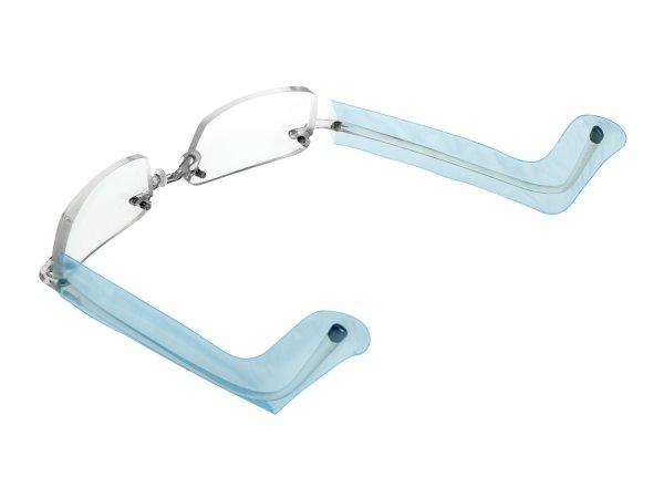 Einweg Brillenbügelschutzhüllen Box mit 200 Stück