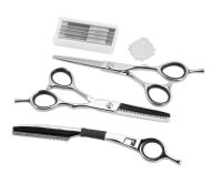 OBB Scheren Set Offset 5,5" inkl. Tasche schwarz