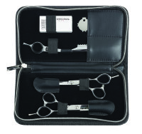 OBB Scheren Set Offset 5,5" inkl. Tasche schwarz