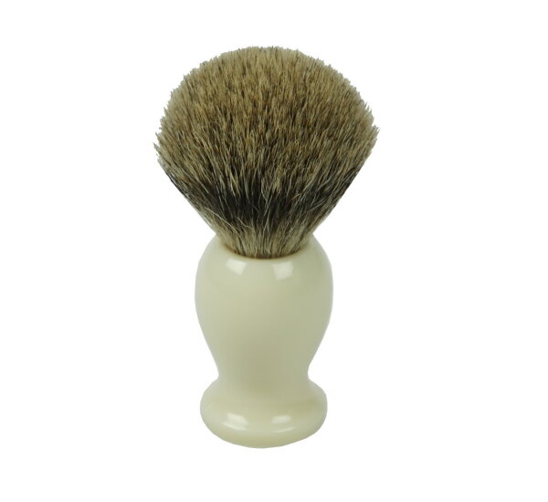 Rasierpinsel Reines Dachshaar Griff Creme