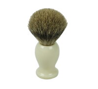 Rasierpinsel Reines Dachshaar Griff Creme