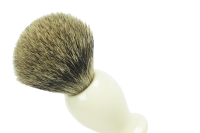 Rasierpinsel Reines Dachshaar Griff Creme