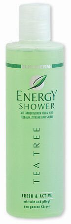 Elkaderm Energy Tea Tree Shower Gel 250ml erfrischt und pflegt den ganzen Körper