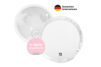 Spiegel 7-fach Vergrößerung mit Saugnäpfen Durchmesser 22 cm