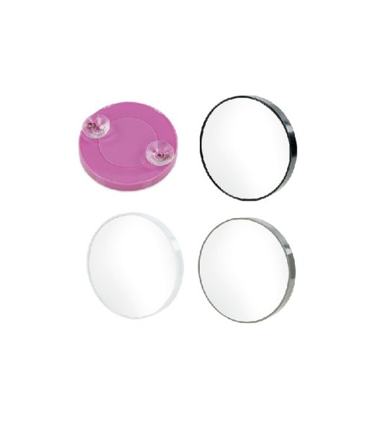 Make Up Spiegel mit Saugnapf 5fache Vergrößerung Durchmesser 7,5 cm