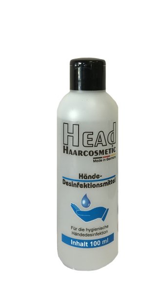 Head Haarcosmetic Hände-Desinfektionsmittel 100ml für die hygienische Händedesinfektion
