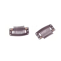 Hair Clips Toupetclips 3,2 cm 2 Stück braun