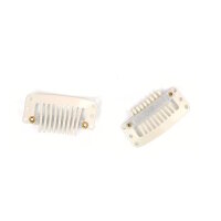 Hair Clips Toupetclips 3,2 cm 2 Stück beige